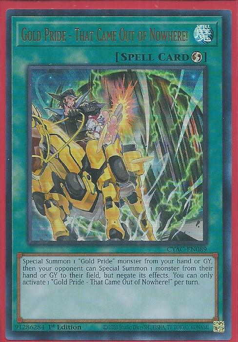 Gold Pride -That Came Out of Nowhere - Norbut Gaming